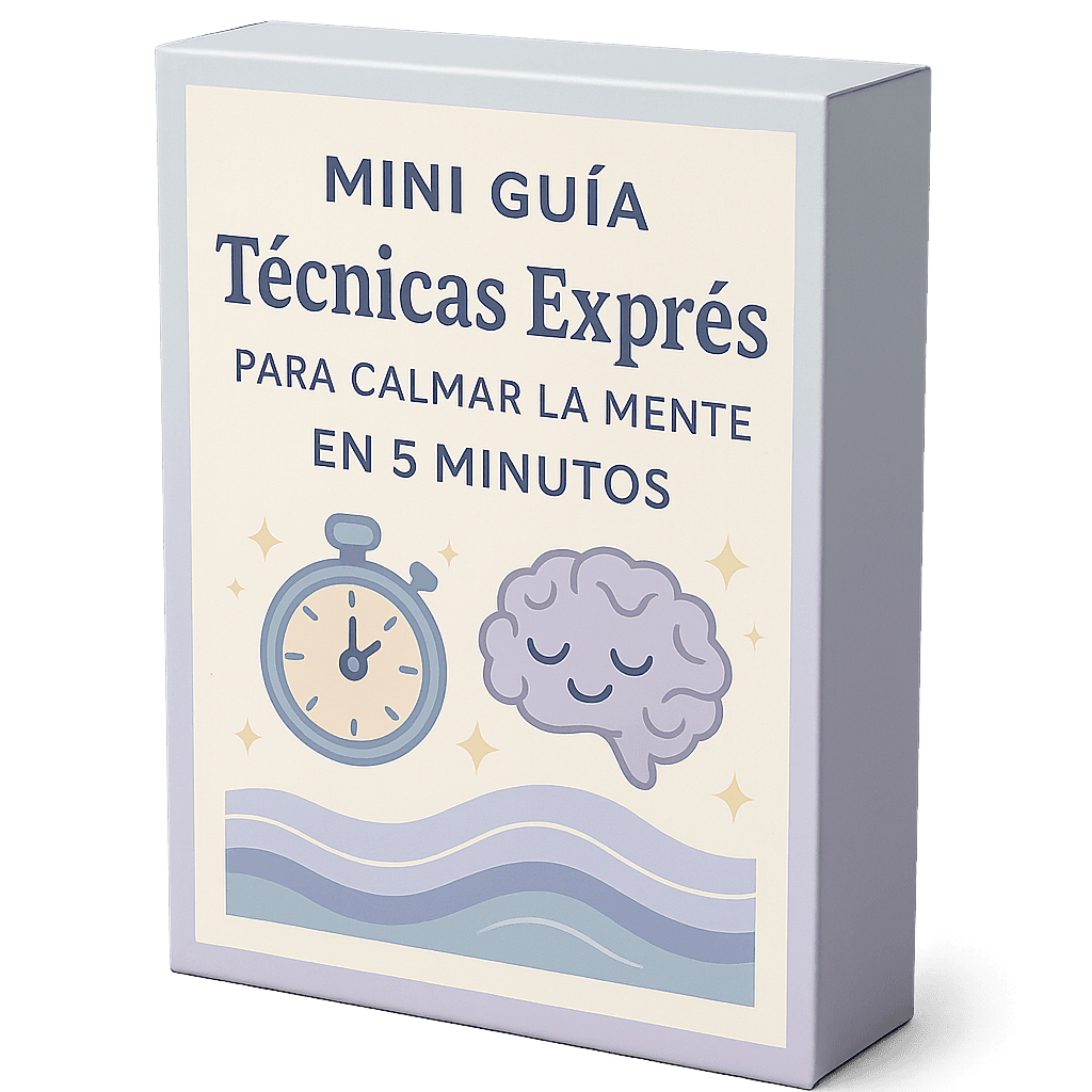 Mini Guía "Técnicas Exprés para Calmar la Mente en 5 Minutos"